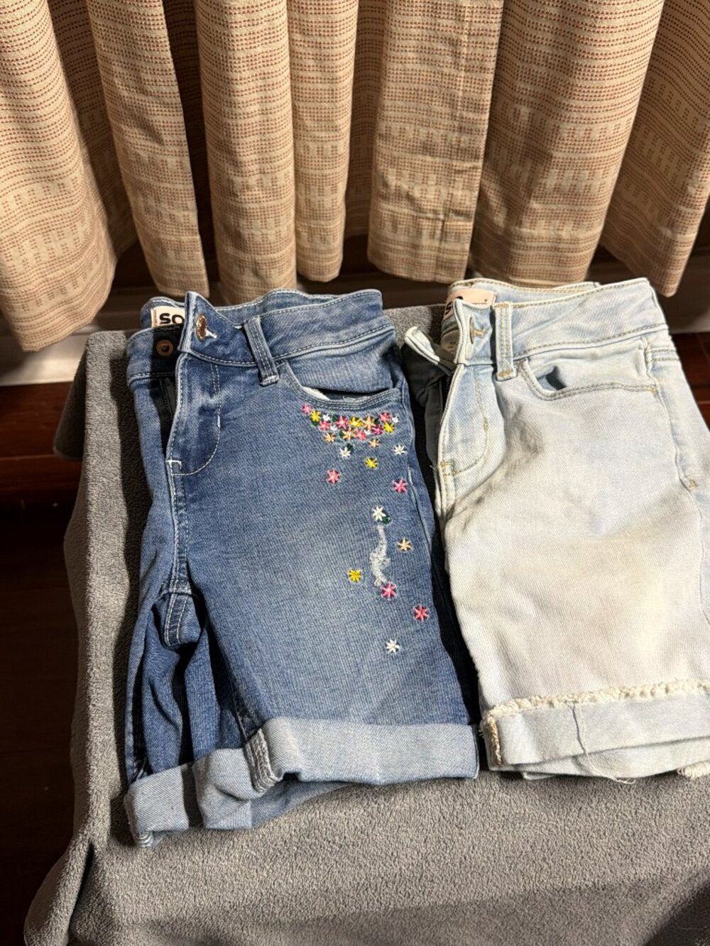 SO Denim Shorts 2 pair — Girls, Size 8